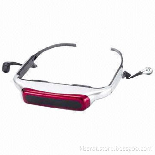 Video Glass with Built-in 1,000mAh Lithium-ion Battery and Power Adapter of 5V DC